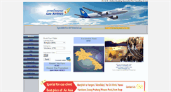 Desktop Screenshot of laos-airlines.com