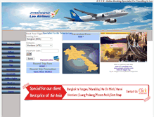 Tablet Screenshot of laos-airlines.com