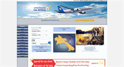 Desktop Screenshot of laos-airlines.net