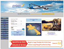 Tablet Screenshot of laos-airlines.net